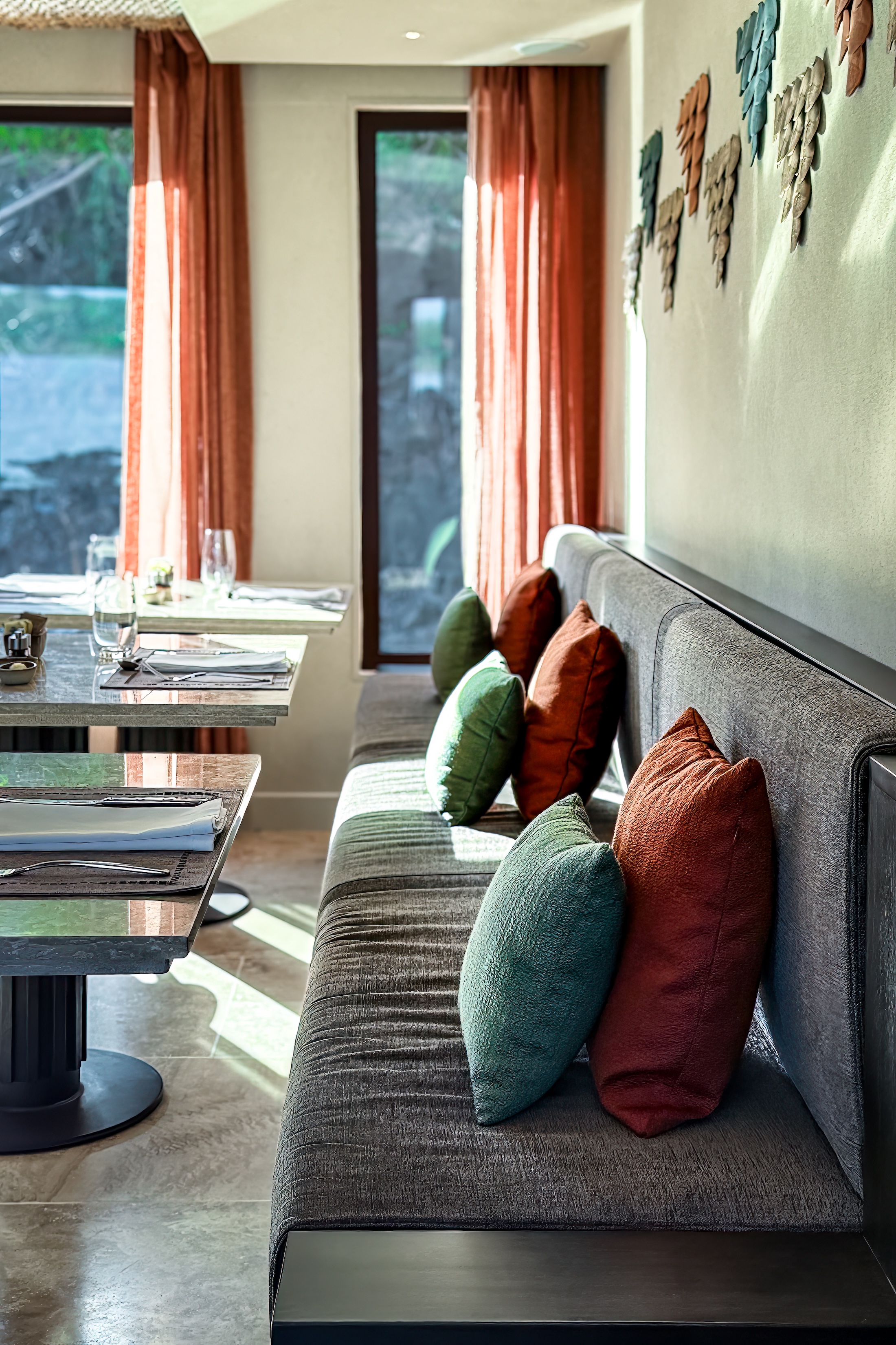 The ship’s dining room